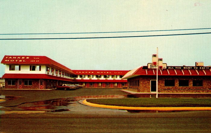 Rodeway Inn (Big Yank Motel & Restaurant) - Vintage Post Card